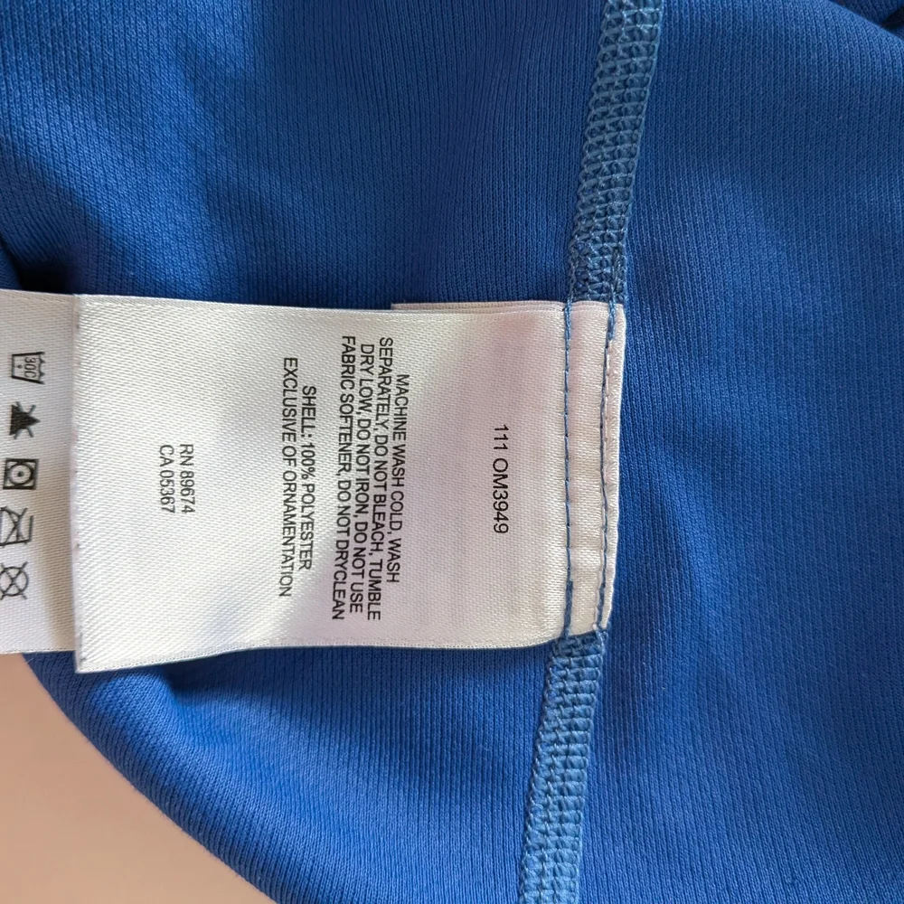 Mountain Hardwear Blue Long Sleeve 1/4 Zip Pullover – Size L #185 - Picture 7 of 7